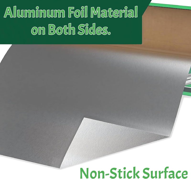 Pokanic Aluminum Foil Wrap Roll 18 in x 500 ft Heavy Duty Commercial and Home Use for Food, BBQ, Grilling, Cooking, Baking, Roasting, Party (18 in x 500 ft, 1 Pack) - Image 4